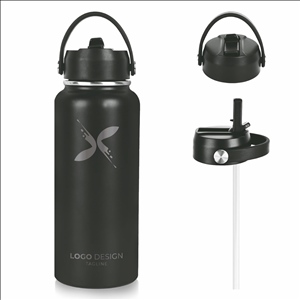 Water Bottle Insulated Water Bottle Cycling Bottles, Outdoor Stainless Steel Leak Proof 32oz